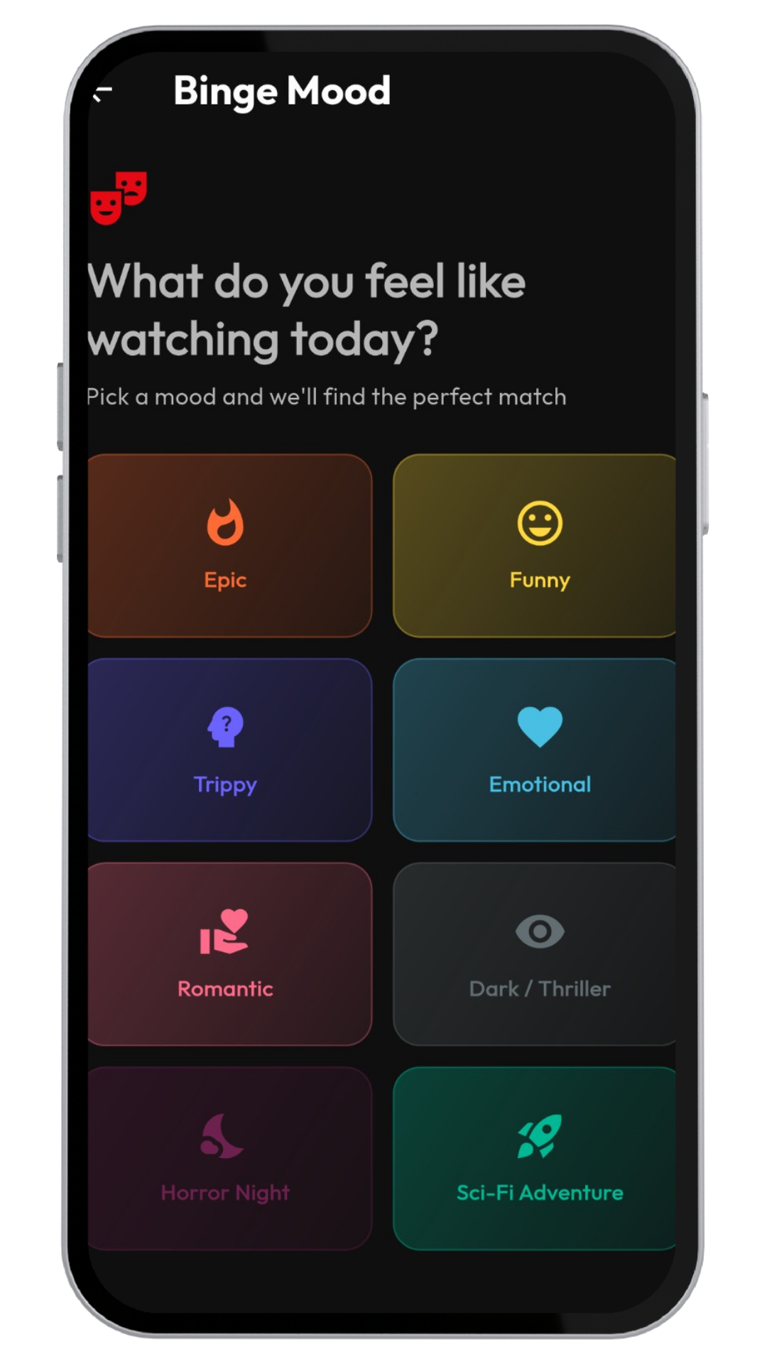 BingeList Mood Picker